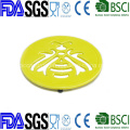 Round Cast Iron Heading Pad Trivet BSCI, LFGB Approved Factory